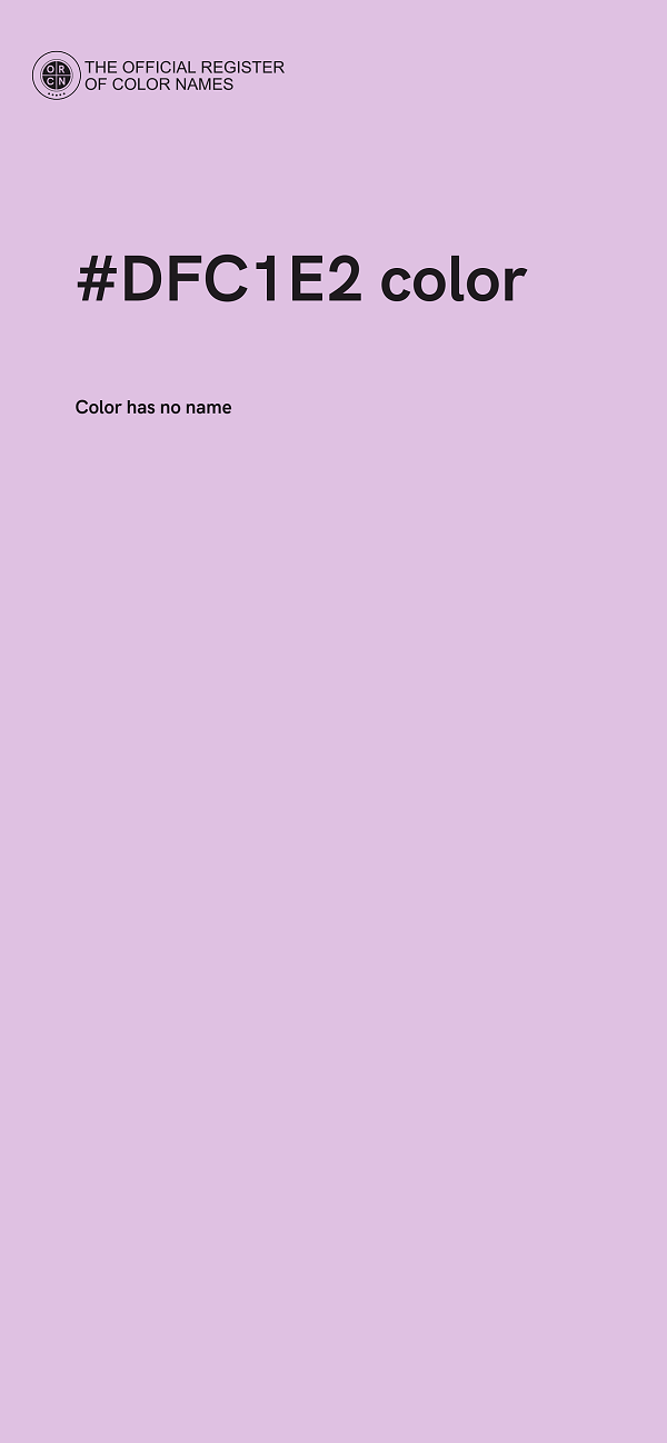 #DFC1E2 color image