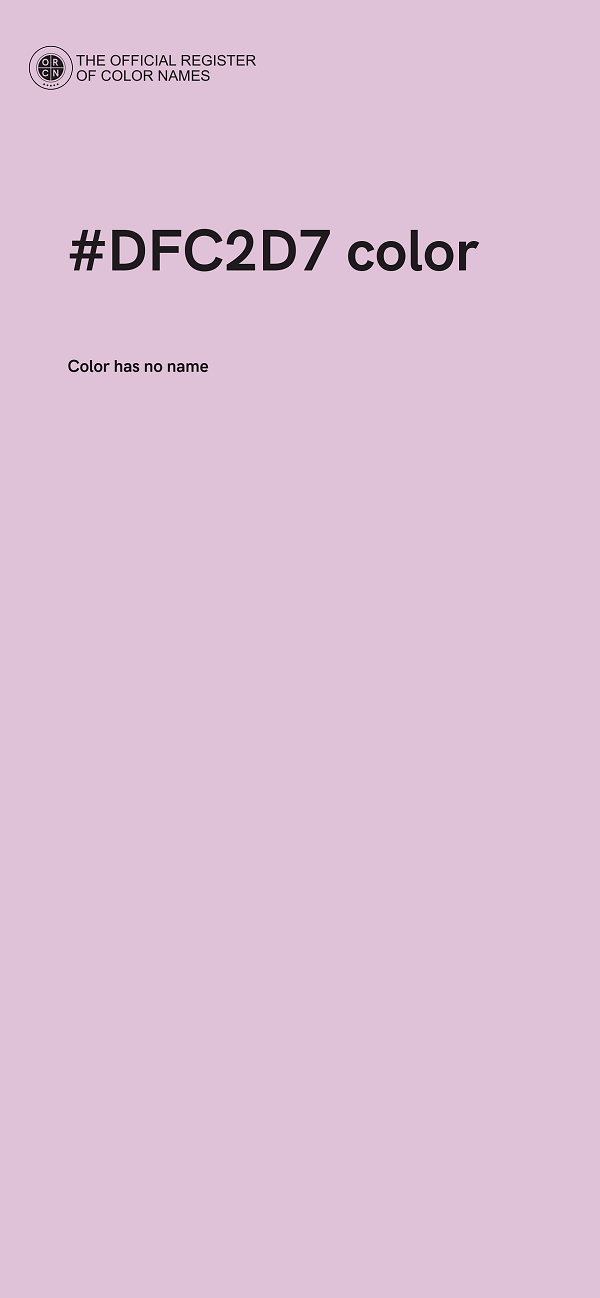 #DFC2D7 color image