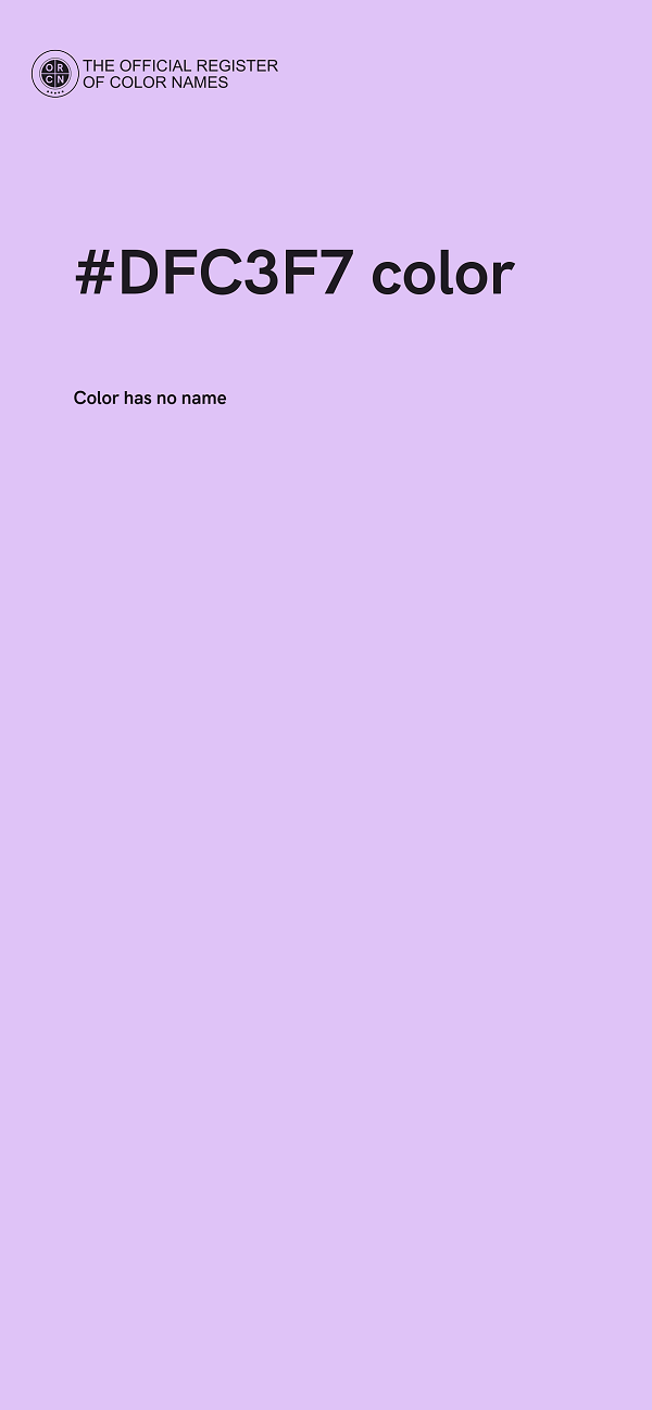 #DFC3F7 color image