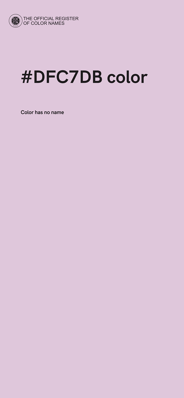 #DFC7DB color image