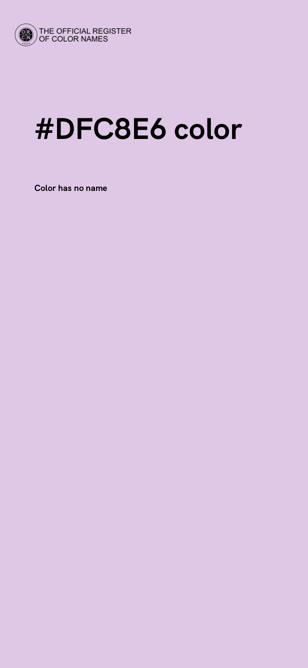 #DFC8E6 color image