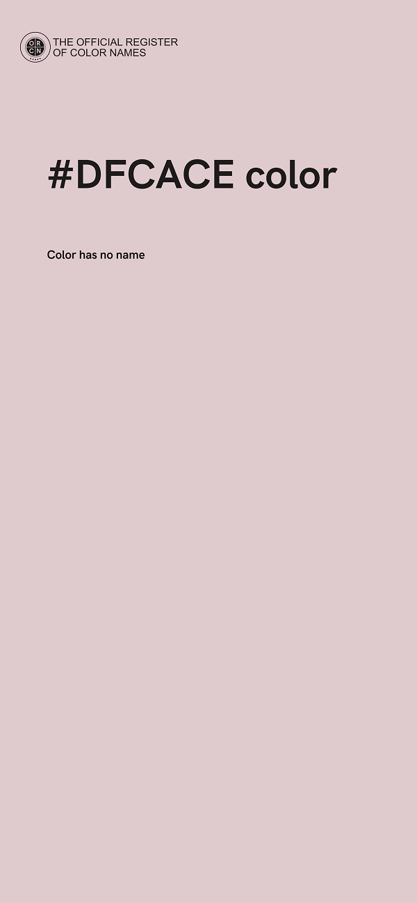 #DFCACE color image