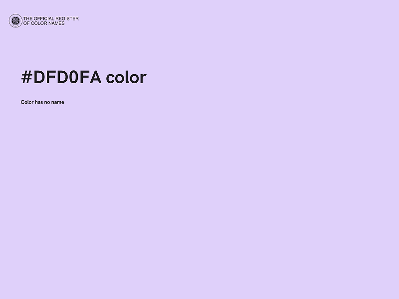 #DFD0FA color image