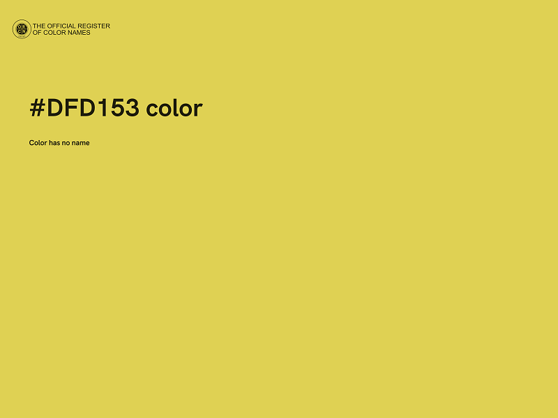 #DFD153 color image