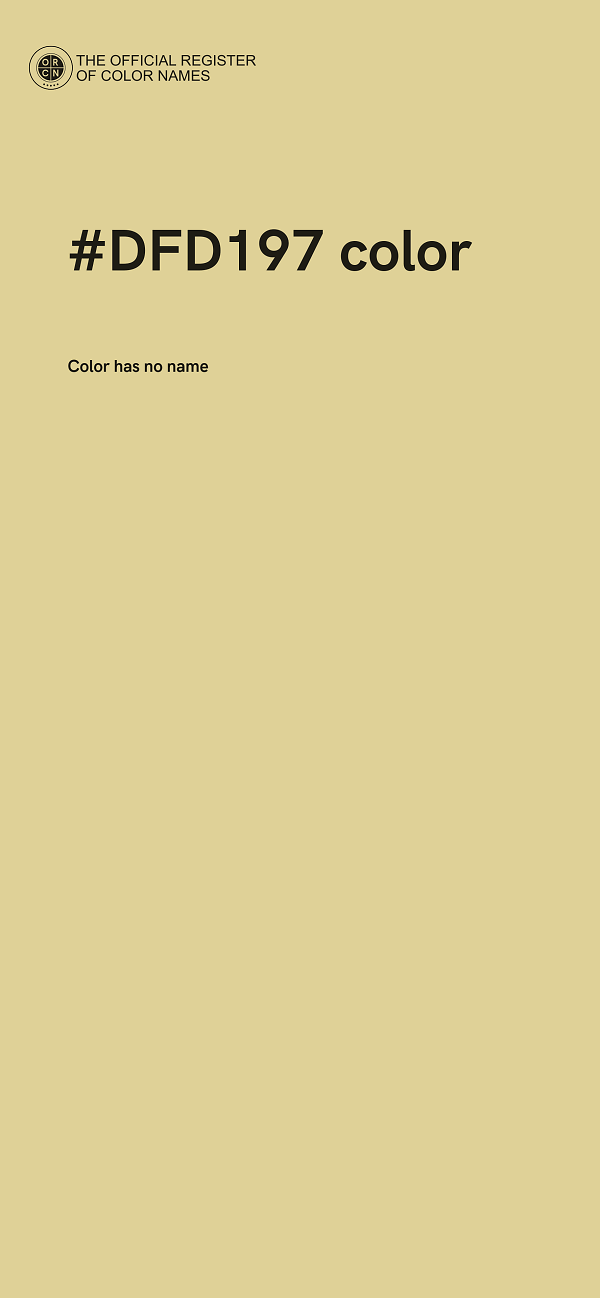 #DFD197 color image