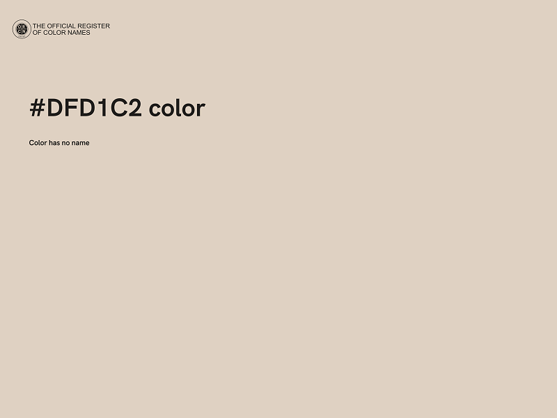 #DFD1C2 color image