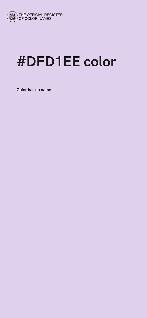 #DFD1EE color image