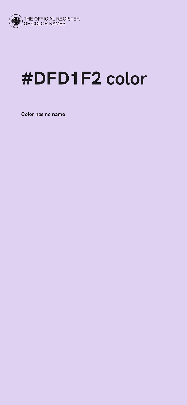 #DFD1F2 color image