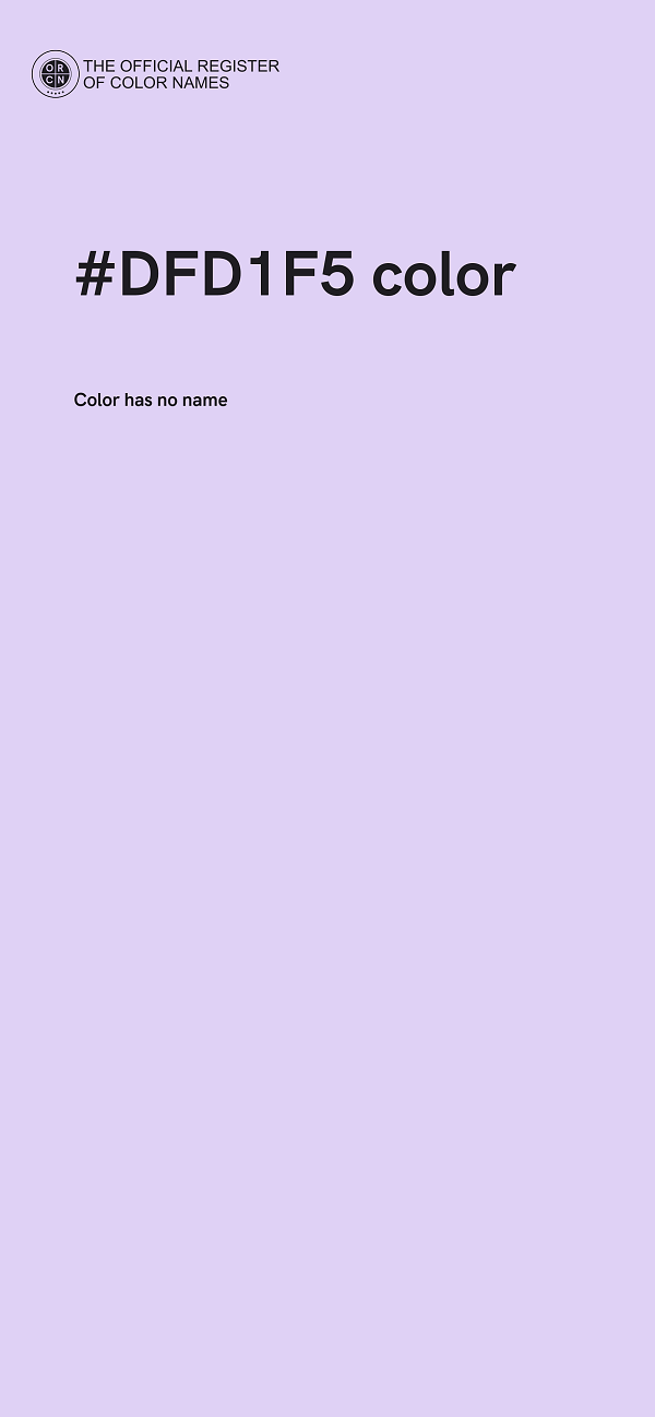 #DFD1F5 color image