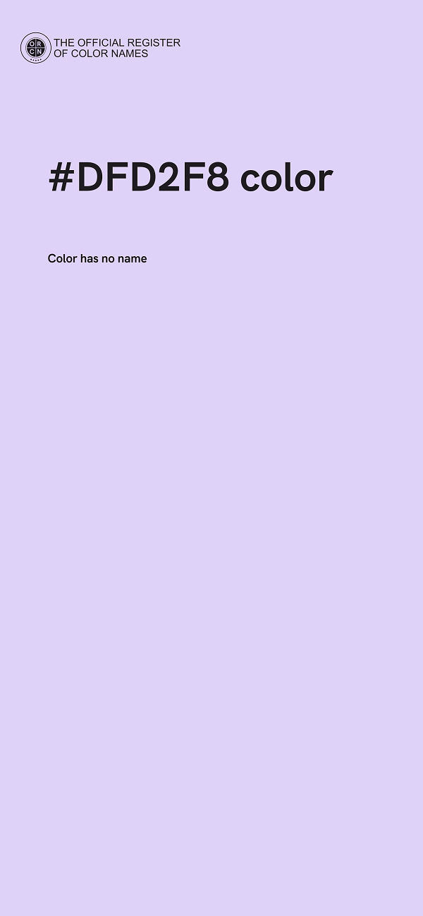 #DFD2F8 color image