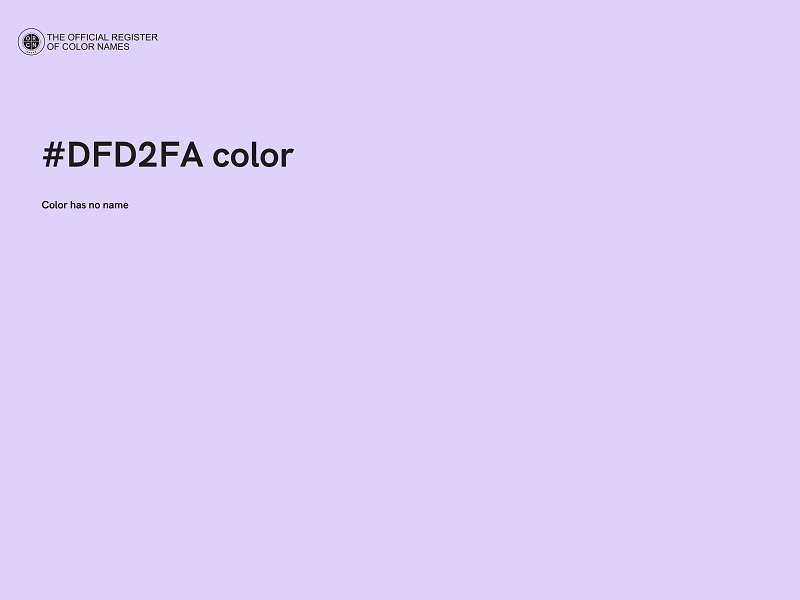 #DFD2FA color image