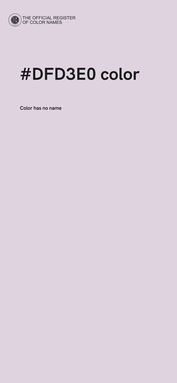 #DFD3E0 color image