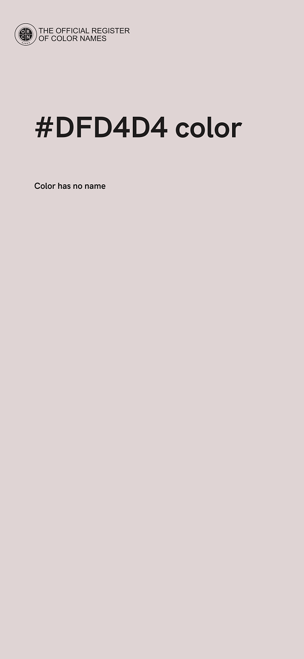 #DFD4D4 color image