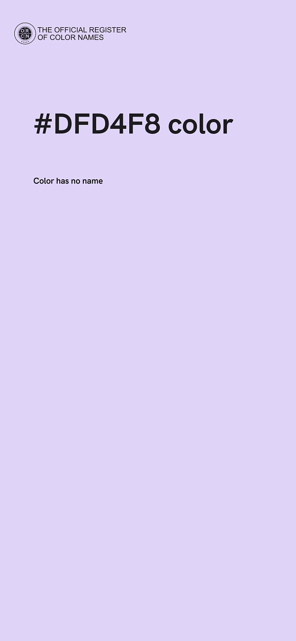 #DFD4F8 color image