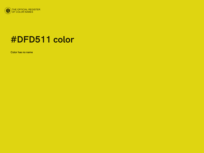 #DFD511 color image