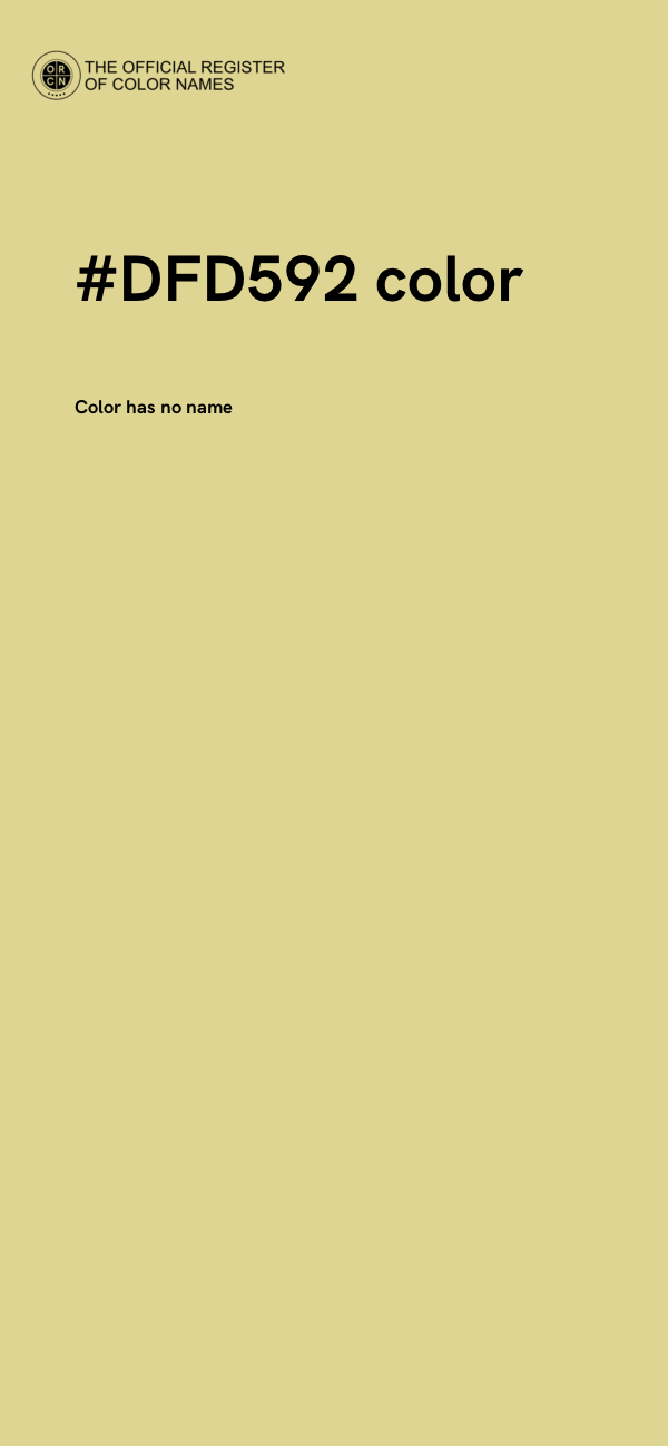 #DFD592 color image