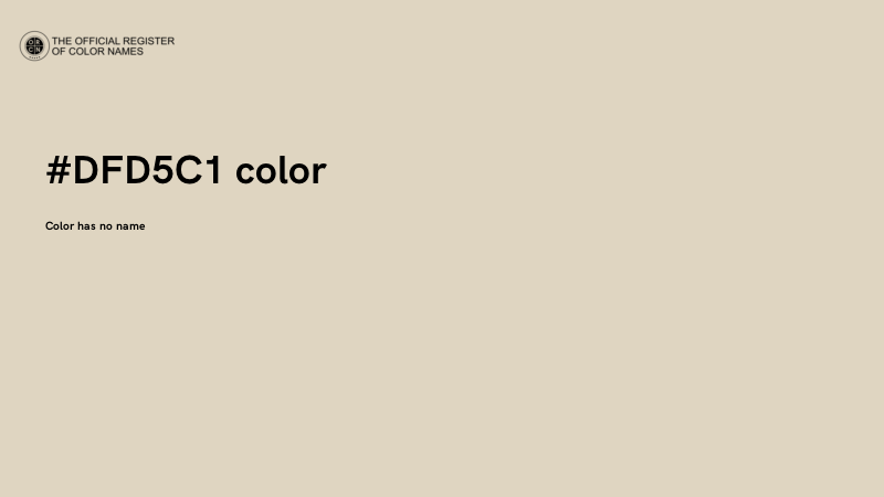 #DFD5C1 color image