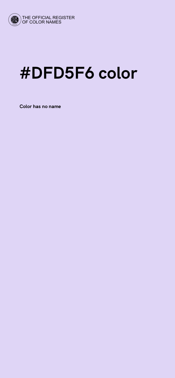 #DFD5F6 color image