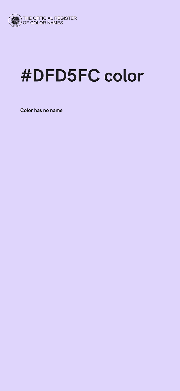 #DFD5FC color image
