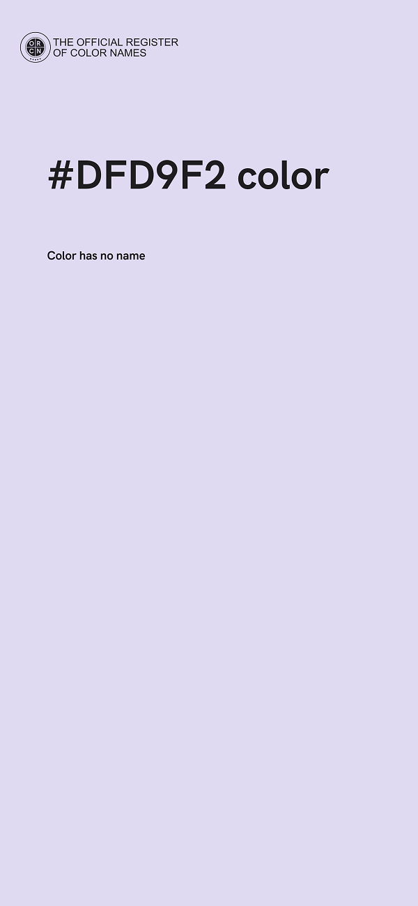 #DFD9F2 color image
