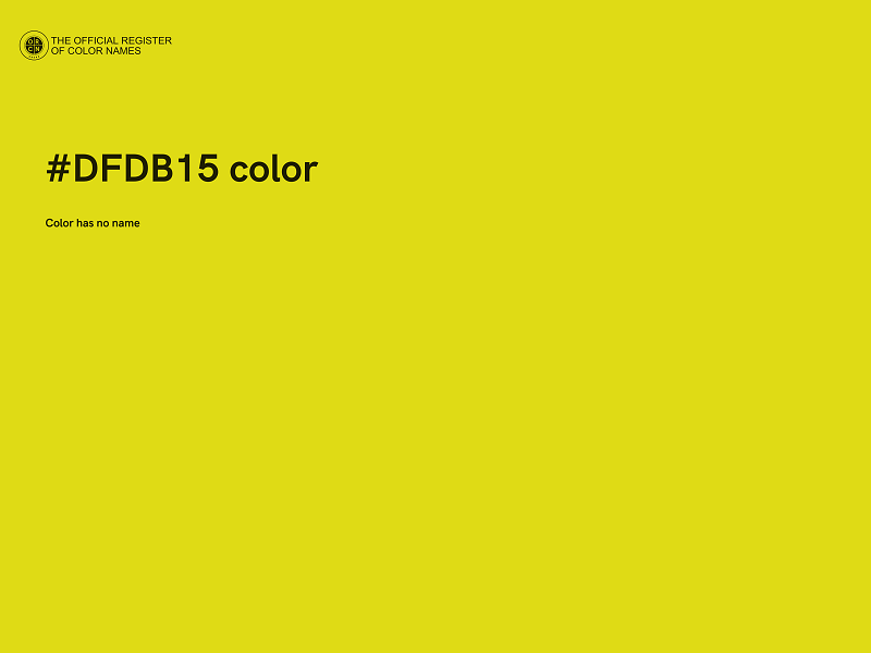 #DFDB15 color image