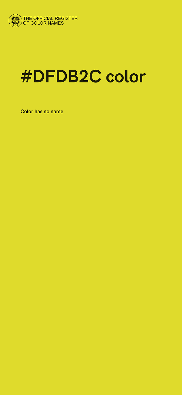 #DFDB2C color image