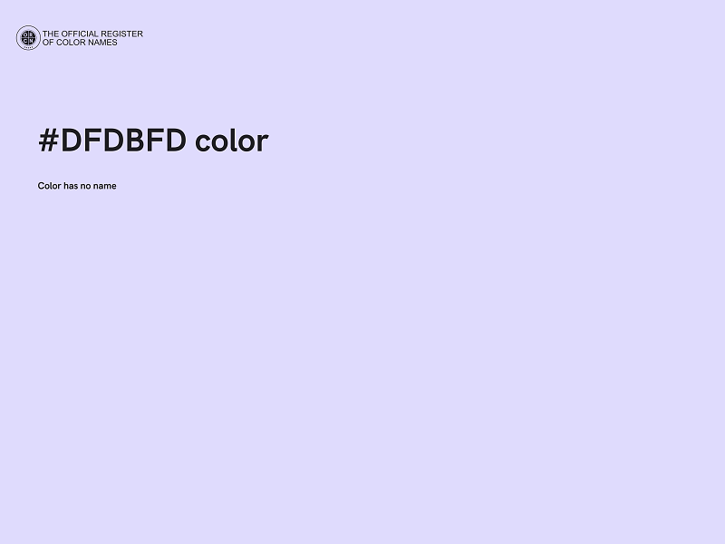 #DFDBFD color image