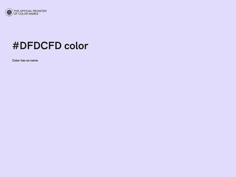 #DFDCFD color image