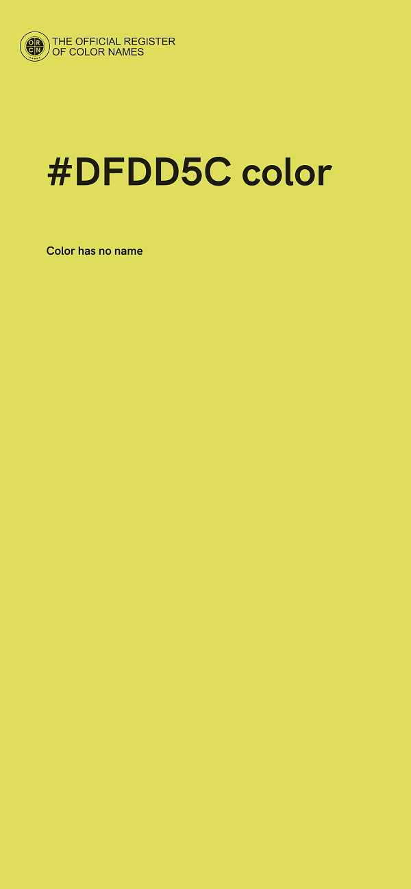 #DFDD5C color image