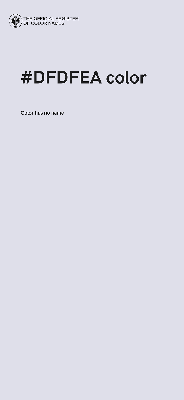 #DFDFEA color image