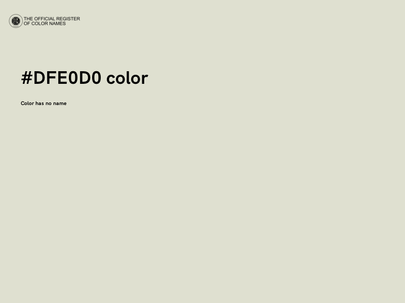 #DFE0D0 color image