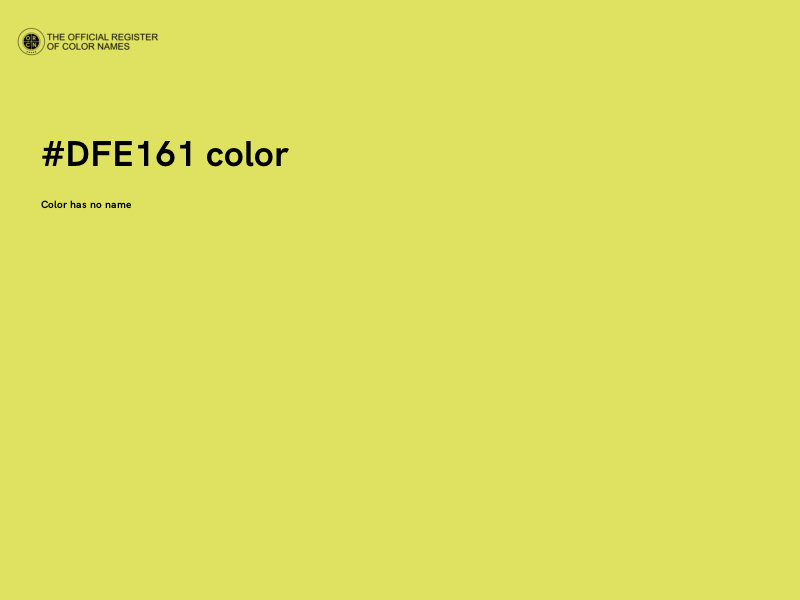 #DFE161 color image