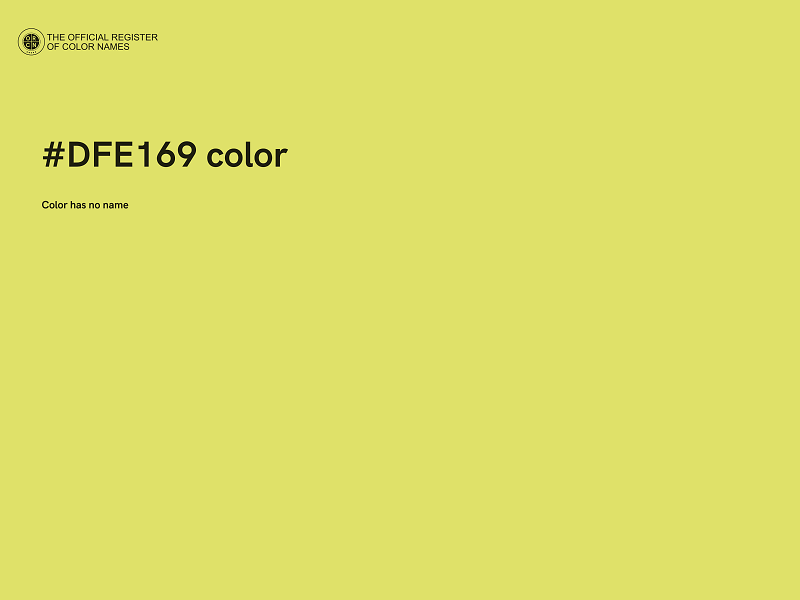 #DFE169 color image