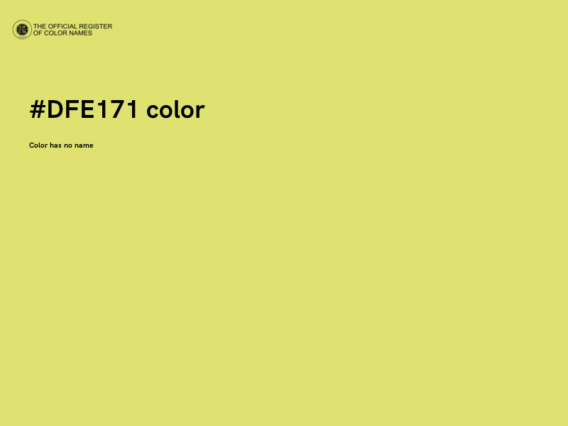 #DFE171 color image