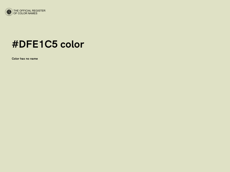 #DFE1C5 color image
