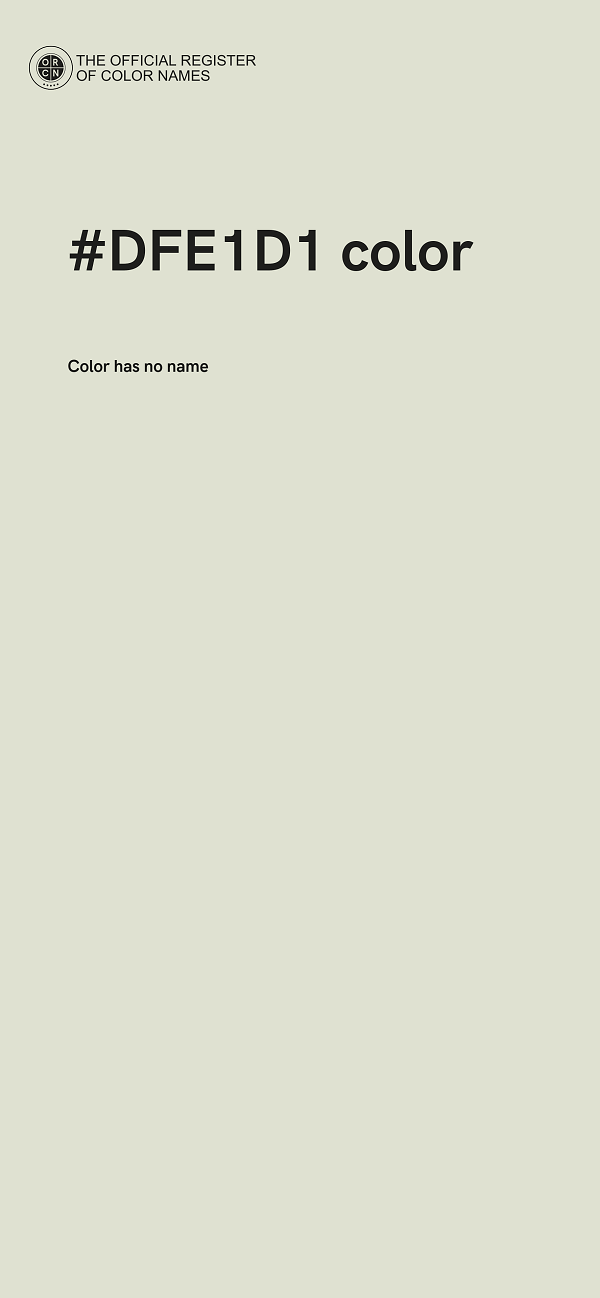#DFE1D1 color image
