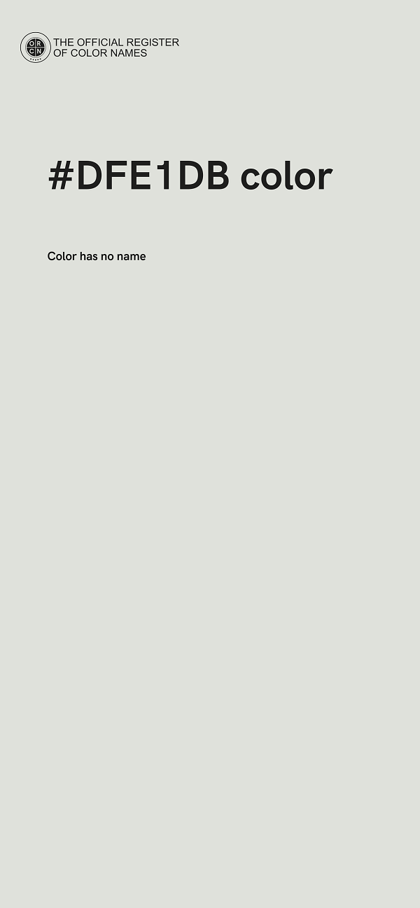 #DFE1DB color image