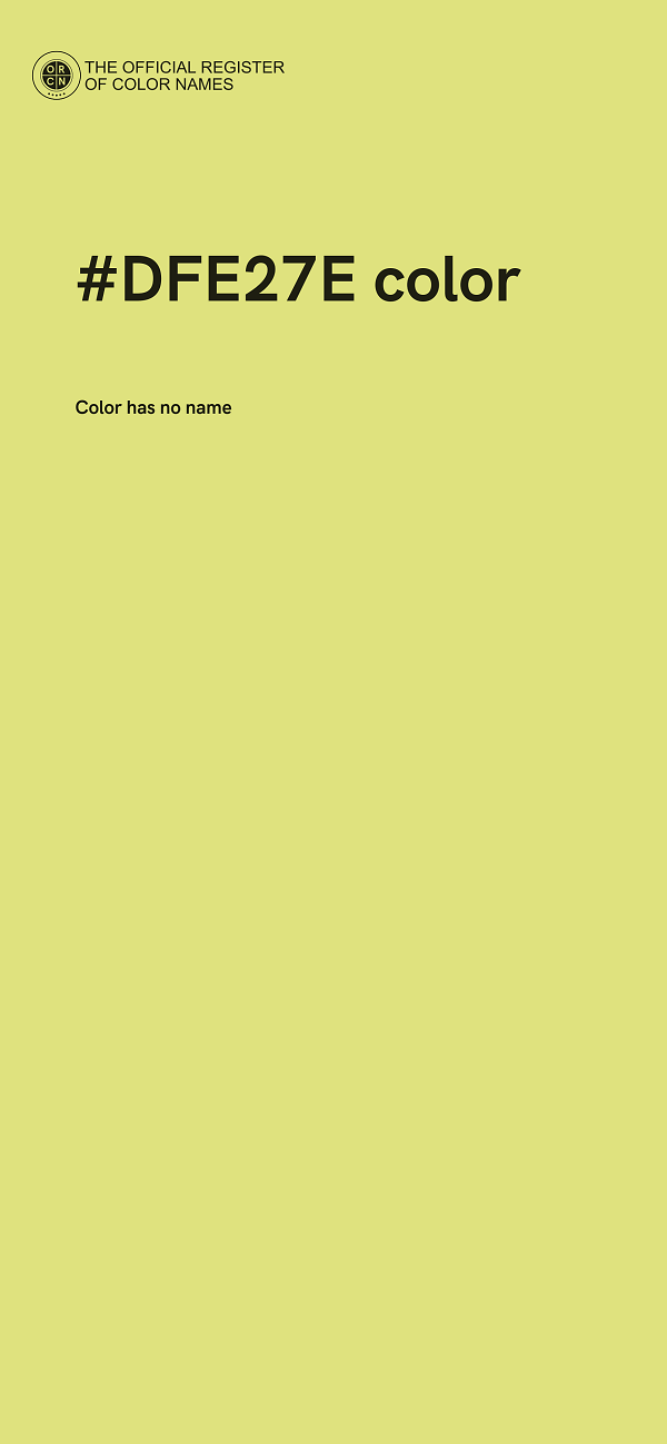 #DFE27E color image