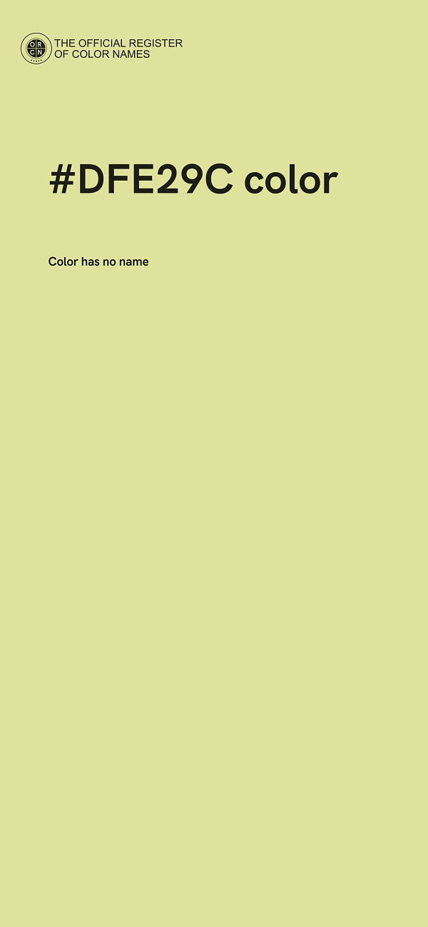 #DFE29C color image