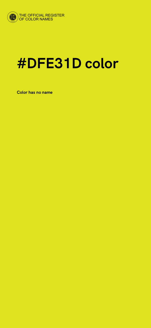 #DFE31D color image