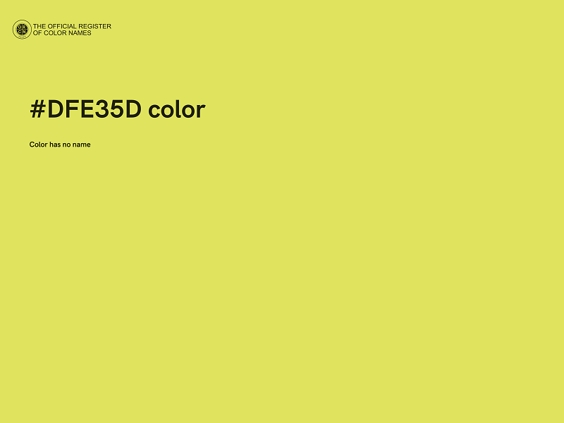 #DFE35D color image