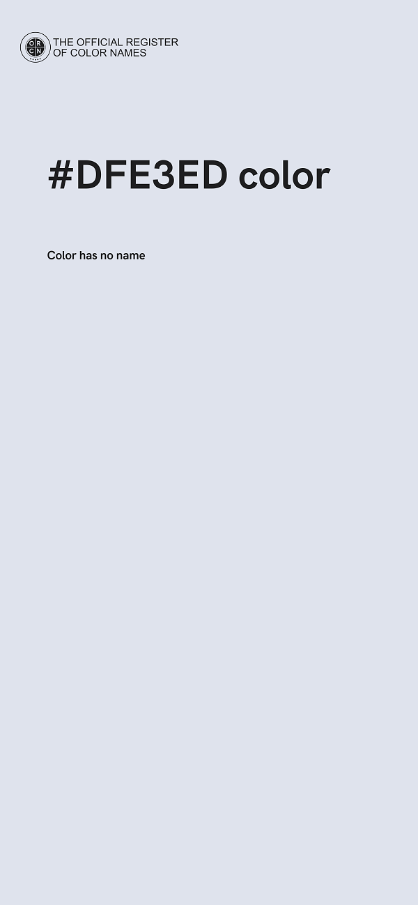 #DFE3ED color image