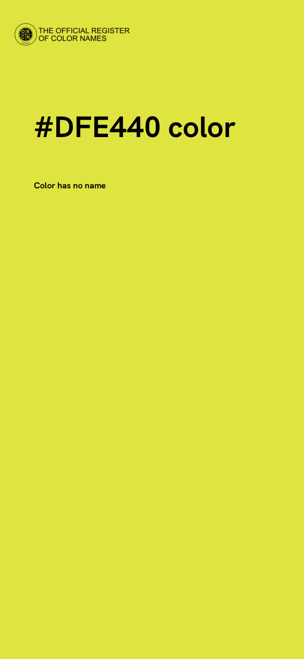 #DFE440 color image