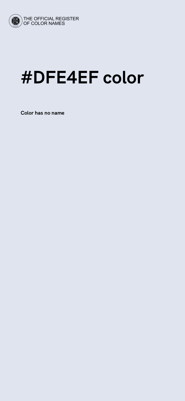 #DFE4EF color image