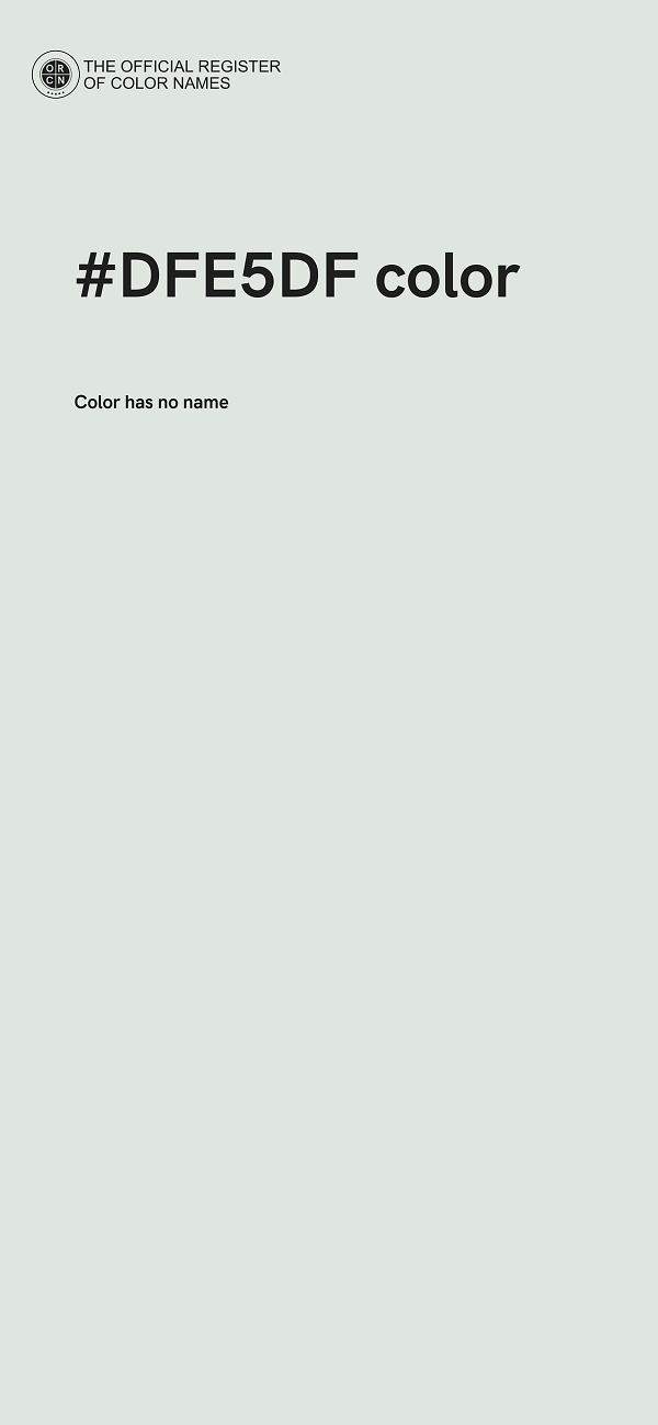 #DFE5DF color image