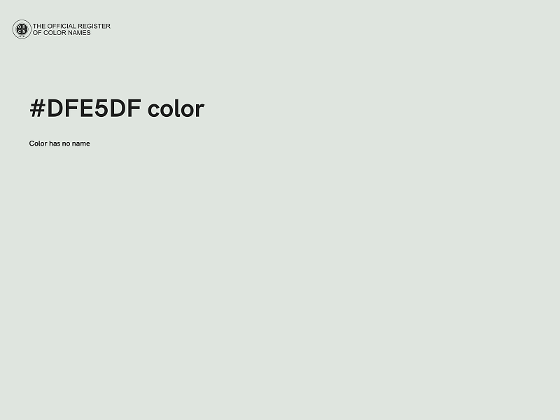 #DFE5DF color image
