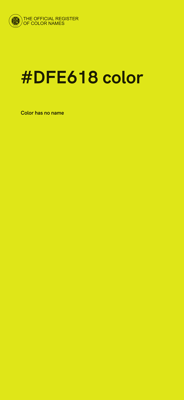 #DFE618 color image