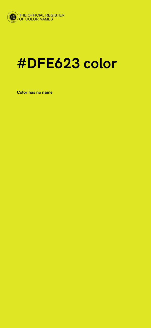 #DFE623 color image