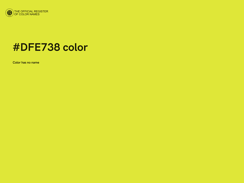 #DFE738 color image