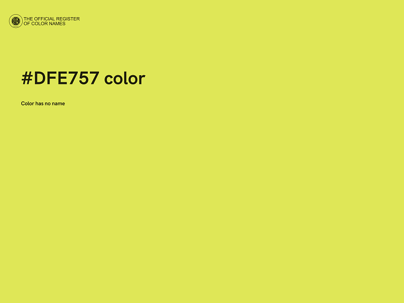 #DFE757 color image